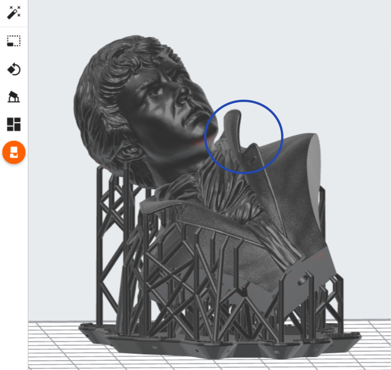 Model orientation best practices for SLA printing